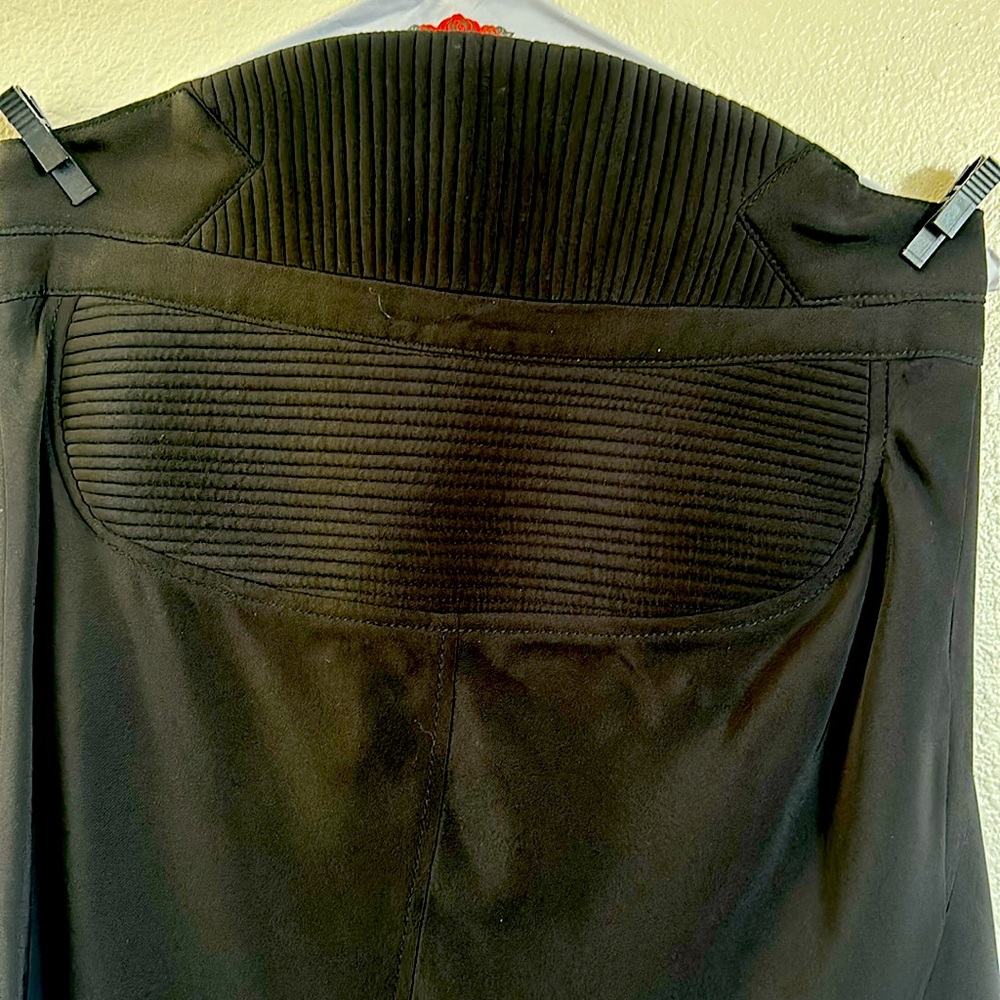 Veronique Branquinho 100% Long Silk Skirt with Hand-stitched Detailing